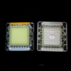 No. 05 Square Transparent PC Plastic Glow in The Dark Road Stud Reflective Pavement Lane Marker for Garden Light