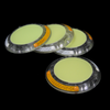 No. 02 Round Transparent PC Plastic Glow in The Dark Road Stud Reflective Pavement Lane Marker in Traffic Warning