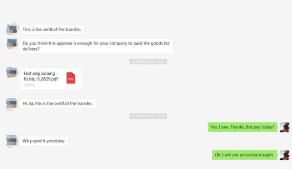 Application case——Hungarian customer