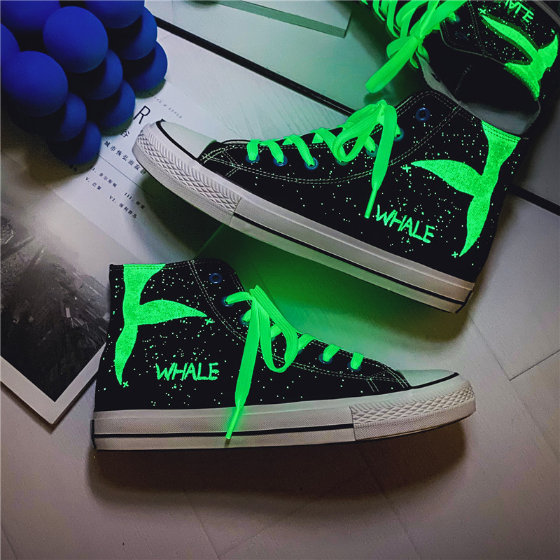 glow in the dark product shoes