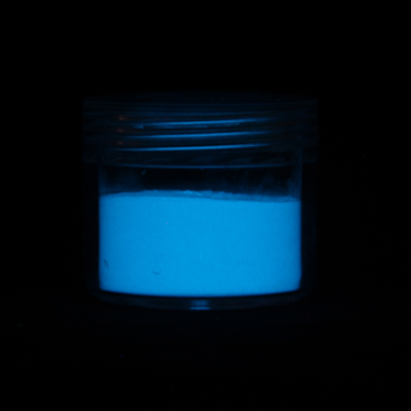 JPA-388 Regular skyblue Powder 20um Particle Size Long Effect Non-toxic Non-radioactive Glow Powder