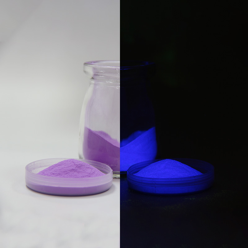 CPP-386 Colored Purple Powder 40um Particle Size Long Effect Non-toxic Non-radioactive Glow Powder 